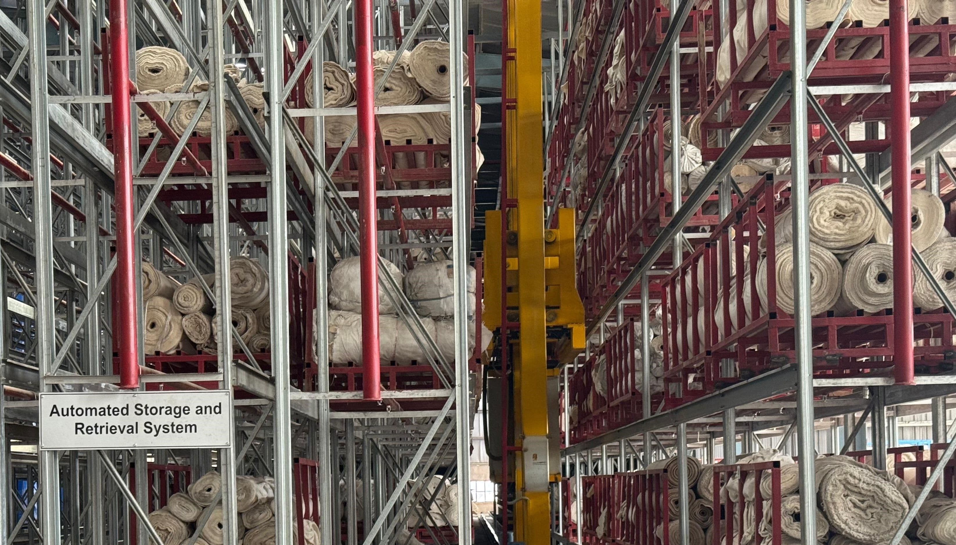 Automated Storage and Retrieval System of Finished Goods